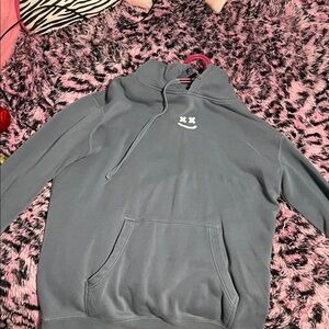 'Don't Date Frat Boys' Gray Graphic Hoodie